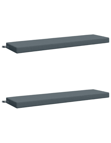Cuscini per Panchina a 2 Pezzi SOEST 2 pz 100% Poliestere Blu