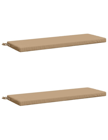 Cuscini per Panchina a 2 Pezzi SOEST 2 pz 100% Poliestere