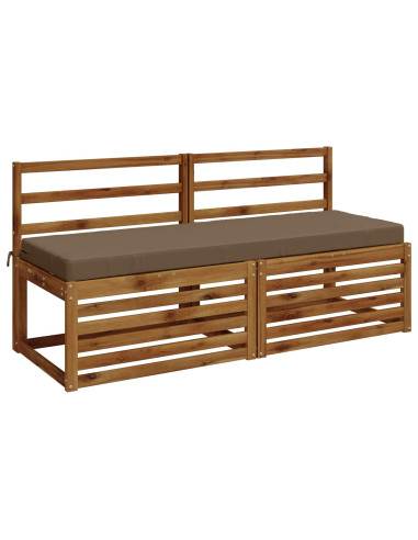 Cuscini per Panchina a 2 Pezzi SOEST 2 pz 100% Poliestere