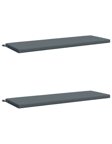 Cuscini per Panchina a 2 Pezzi SOEST 2 pz 100% Poliestere Blu