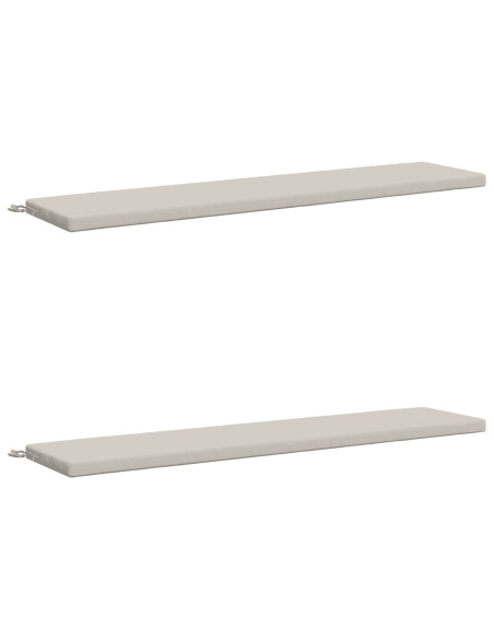 Cuscini per Panchina a 2 Pezzi SOEST 2 pz 100% Poliestere