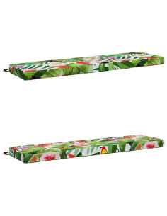Cuscini per Panchina a 2 Pezzi SOEST 2 pz 100% Poliestere
