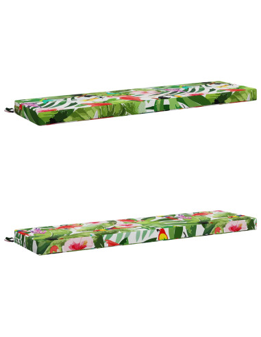 Cuscini per Panchina a 2 Pezzi SOEST 2 pz 100% Poliestere