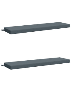 Cuscini per Panchina a 2 Pezzi SOEST 2 pz 100% Poliestere Blu