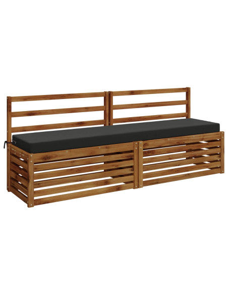 Cuscini per Panchina a 2 Pezzi SOEST 2 pz 100% Poliestere