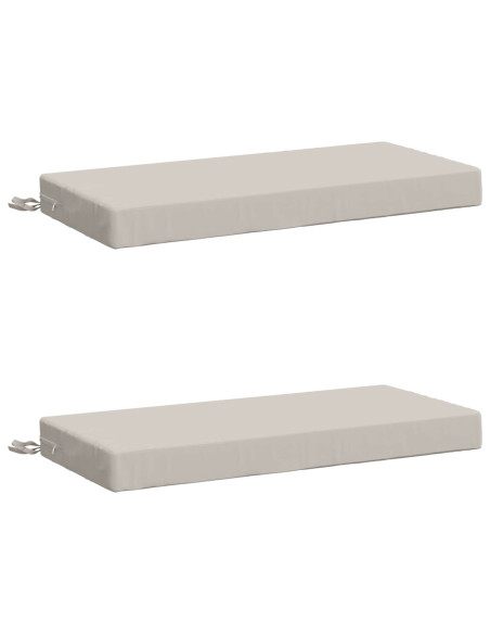 Cuscini per Panchina a 2 Pezzi SOEST 2 pz 100% Poliestere