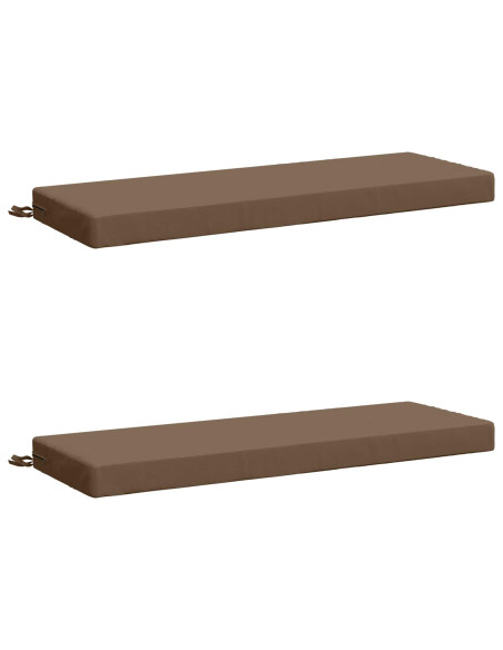 Cuscini per Panchina a 2 Pezzi SOEST 2 pz 100% Poliestere
