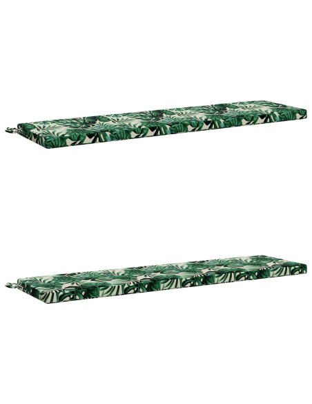 Cuscini per Panchina a 2 Pezzi SOEST 2 pz 100% Poliestere