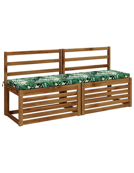 Cuscini per Panchina a 2 Pezzi SOEST 2 pz 100% Poliestere