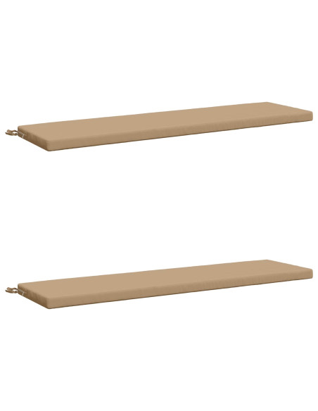Cuscini per Panchina a 2 Pezzi SOEST 2 pz 100% Poliestere