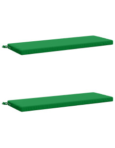 Cuscini per Panchina a 2 Pezzi SOEST 2 pz 100% Poliestere Verde