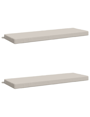 Cuscini per Panchina a 2 Pezzi SOEST 2 pz 100% Poliestere