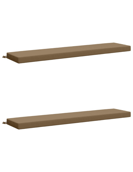 Cuscini per Panchina a 2 Pezzi SOEST 2 pz 100% Poliestere