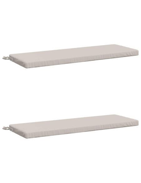 Cuscini per Panchina a 2 Pezzi SOEST 2 pz 100% Poliestere