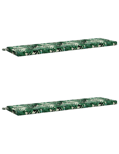 Cuscini per Panchina a 2 Pezzi SOEST 2 pz 100% Poliestere
