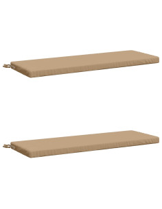 Cuscini per Panchina a 2 Pezzi SOEST 2 pz 100% Poliestere