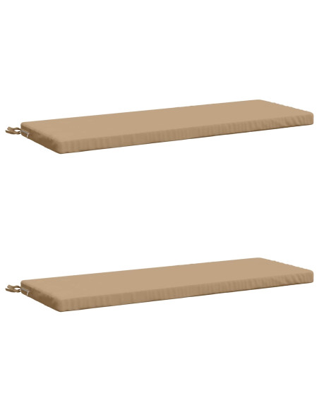 Cuscini per Panchina a 2 Pezzi SOEST 2 pz 100% Poliestere