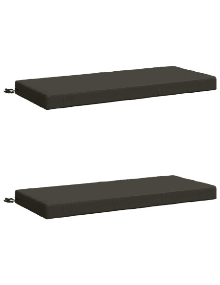 Cuscini per Panchina a 2 Pezzi SOEST 2 pz 100% Poliestere