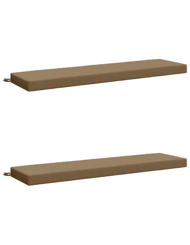 Cuscini per Panchina a 2 Pezzi SOEST 2 pz 100% Poliestere
