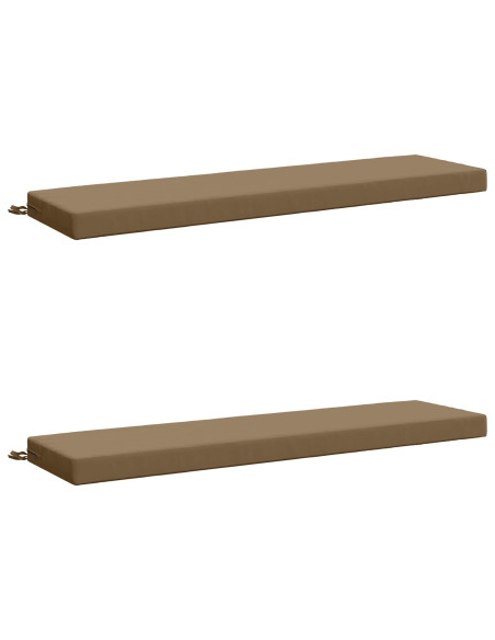 Cuscini per Panchina a 2 Pezzi SOEST 2 pz 100% Poliestere