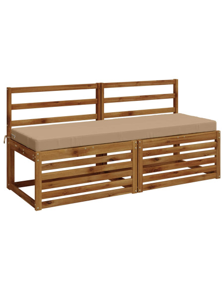 Cuscini per Panchina a 2 Pezzi SOEST 2 pz 100% Poliestere