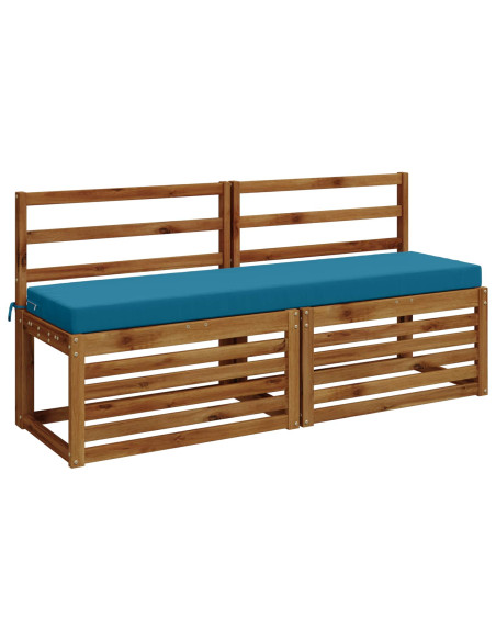 Cuscini per Panchina a 2 Pezzi SOEST 2 pz 100% Poliestere