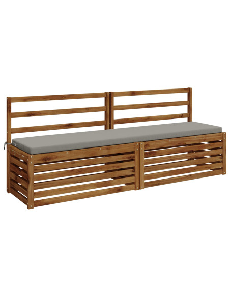Cuscini per Panchina a 2 Pezzi SOEST 2 pz 100% Poliestere