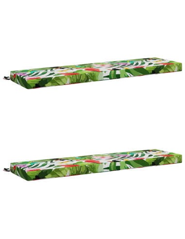 Cuscini per Panchina a 2 Pezzi SOEST 2 pz 100% Poliestere