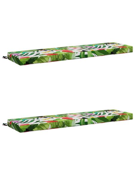 Cuscini per Panchina a 2 Pezzi SOEST 2 pz 100% Poliestere