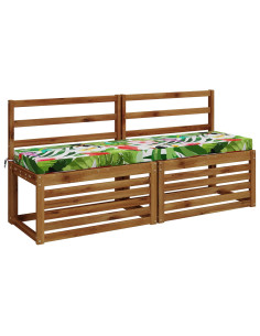 Cuscini per Panchina a 2 Pezzi SOEST 2 pz 100% Poliestere 2