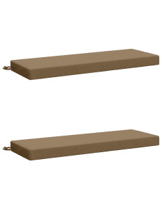 Cuscini per Panchina a 2 Pezzi SOEST 2 pz 100% Poliestere