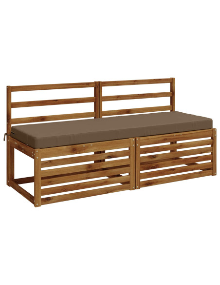 Cuscini per Panchina a 2 Pezzi SOEST 2 pz 100% Poliestere