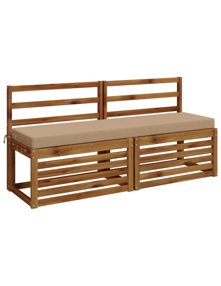 Cuscini per Panchina a 2 Pezzi SOEST 2 pz 100% Poliestere