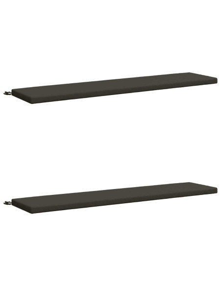 Cuscini per Panchina a 2 Pezzi SOEST 2 pz 100% Poliestere