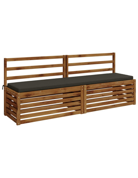 Cuscini per Panchina a 2 Pezzi SOEST 2 pz 100% Poliestere