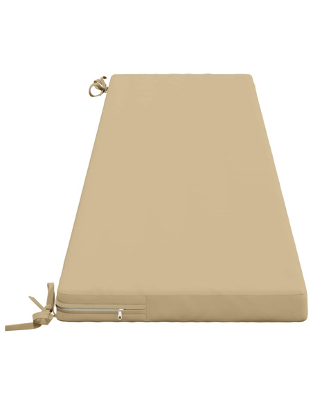 Cuscini per Panchina a 2 Pezzi SOEST 2 pz 100% Poliestere Beige