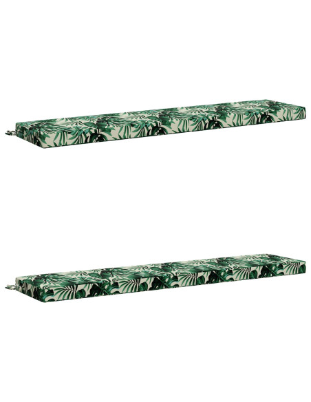 Cuscini per Panchina a 2 Pezzi SOEST 2 pz 100% Poliestere
