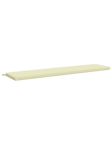 Cuscini per Panchina a 2 Pezzi SOEST 2 pz 100% Poliestere Crema