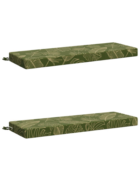 Cuscini per Panchina a 2 Pezzi SOEST 2 pz 100% Poliestere