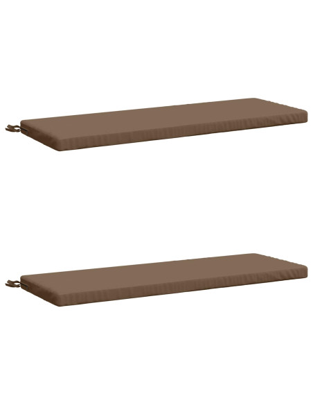 Cuscini per Panchina a 2 Pezzi SOEST 2 pz 100% Poliestere