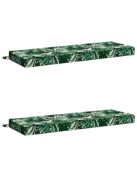 Cuscini per Panchina a 2 Pezzi SOEST 2 pz 100% Poliestere