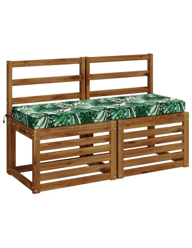Cuscini per Panchina a 2 Pezzi SOEST 2 pz 100% Poliestere