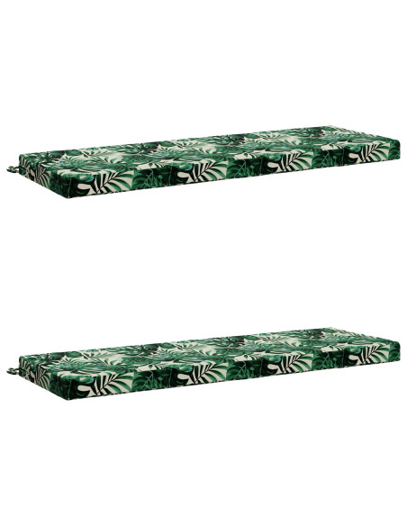 Cuscini per Panchina a 2 Pezzi SOEST 2 pz 100% Poliestere