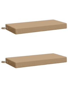 Cuscini per Panchina a 2 Pezzi SOEST 2 pz 100% Poliestere