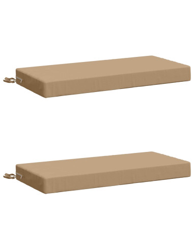 Cuscini per Panchina a 2 Pezzi SOEST 2 pz 100% Poliestere