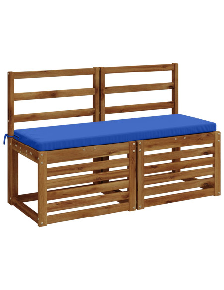 Cuscini per Panchina a 2 Pezzi SOEST 2 pz 100% Poliestere