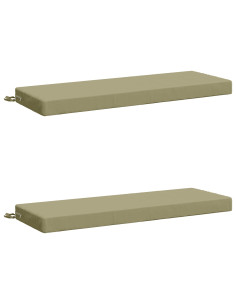 Cuscini per Panchina a 2 Pezzi SOEST 2 pz 100% Poliestere