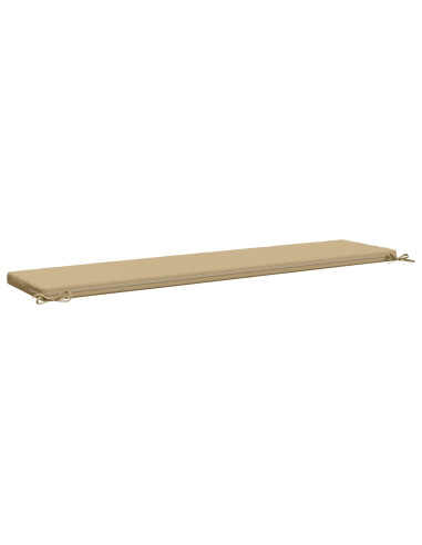 Cuscini per Panchina a 2 Pezzi SOEST 2 pz 100% Poliestere Beige