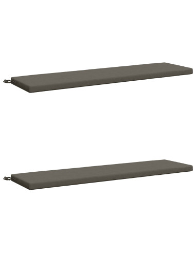 Cuscini per Panchina a 2 Pezzi SOEST 2 pz 100% Poliestere