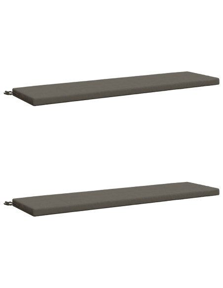 Cuscini per Panchina a 2 Pezzi SOEST 2 pz 100% Poliestere